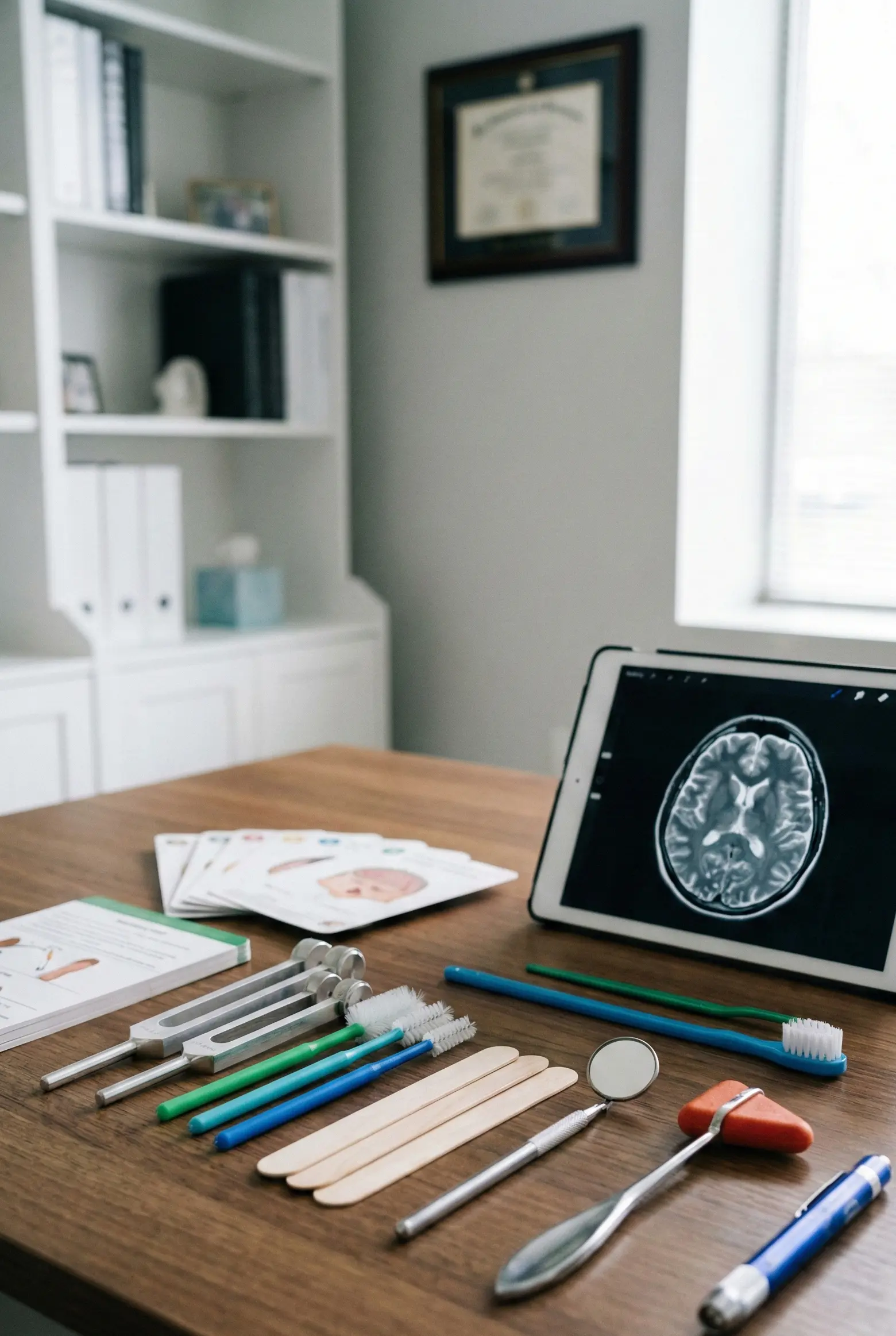 Narzędzia do terapii neurologopedycznej - profesjonalne wyposażenie gabinetu