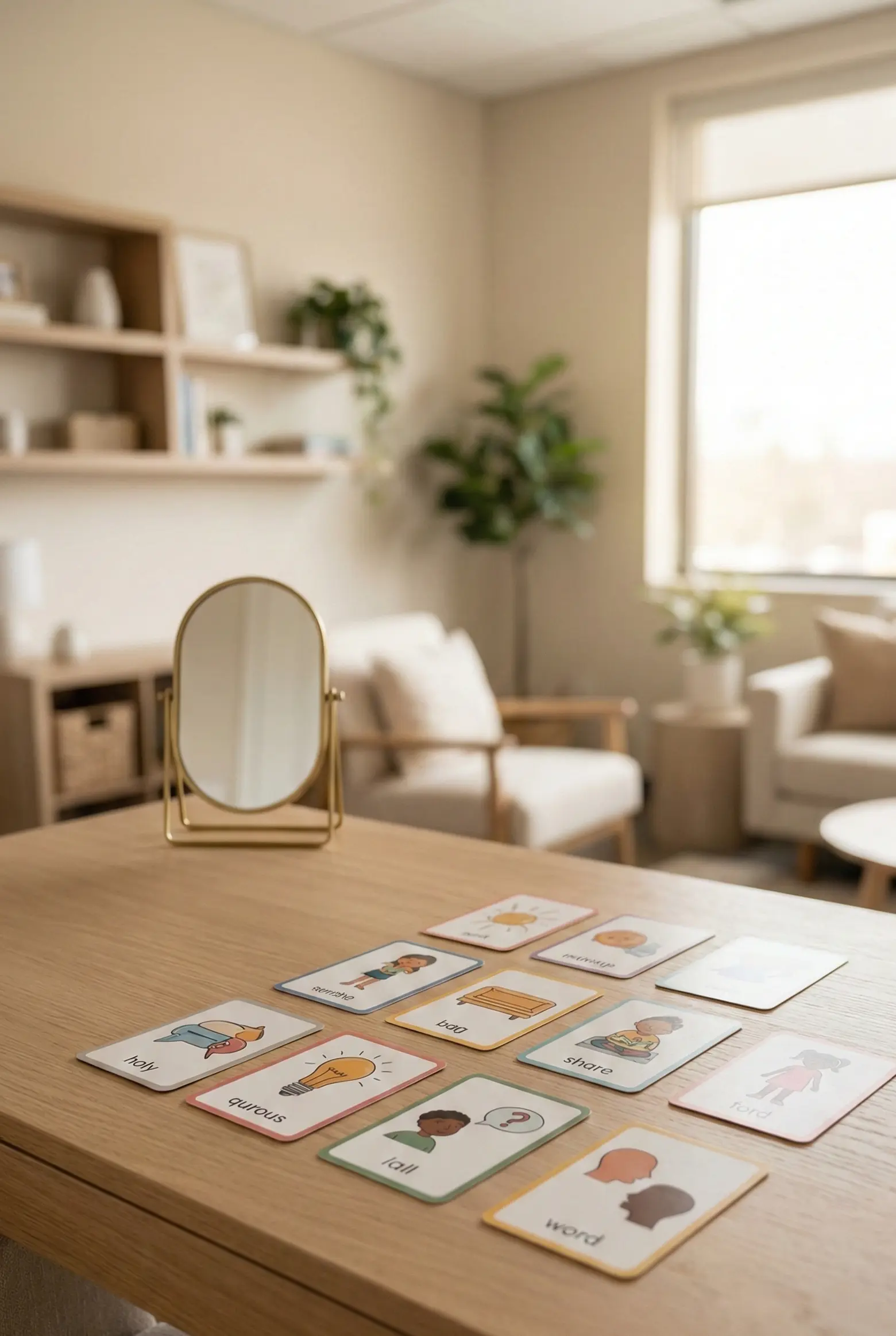 Profesjonalna terapia logopedyczna w Gdańsku - nowoczesny gabinet z narzędziami logopedycznymi